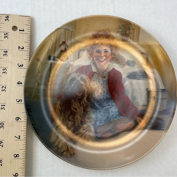 Vintage Plate "Annie and Sandy" Plate 1982 William Chambers - Picture 6 of 7